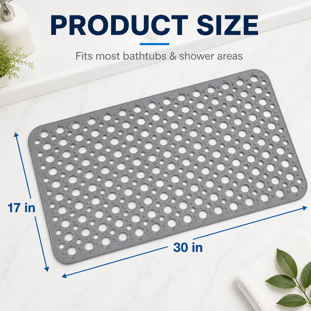 This Summer 💧 SafeStep Bathroom Safety Mat - Make Every Shower Feel Safer 🚿