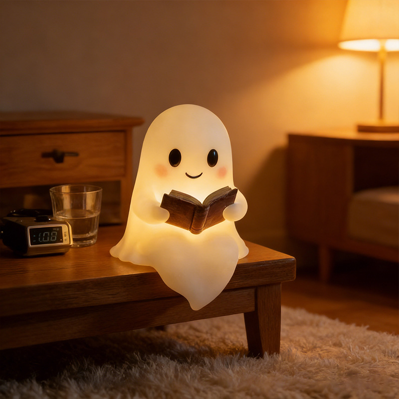 ✨Le Fantôme Lecteur Confortable – Décoration Veilleuse à -49%