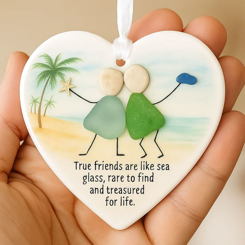 ❤️Heart-Shaped Friendship Decor🌊✨ Shaped by Nature & Crafted by Hand💝