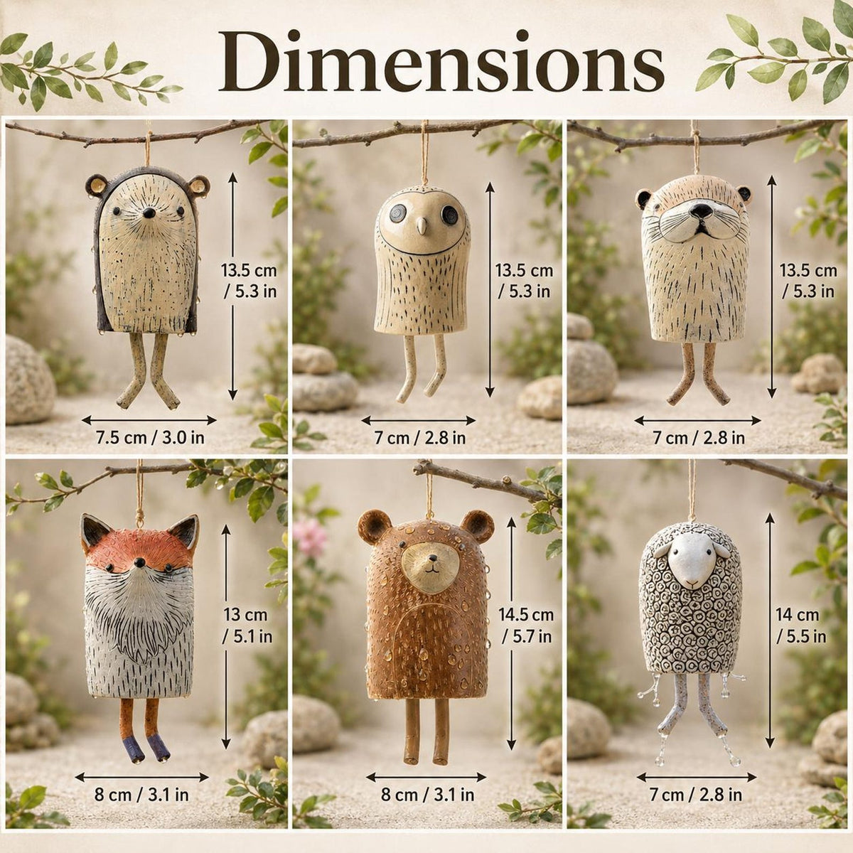 🦊 Whimsical Animal Wind Chimes | Handmade Garden Friends That Bring Your Outdoor Space To Life