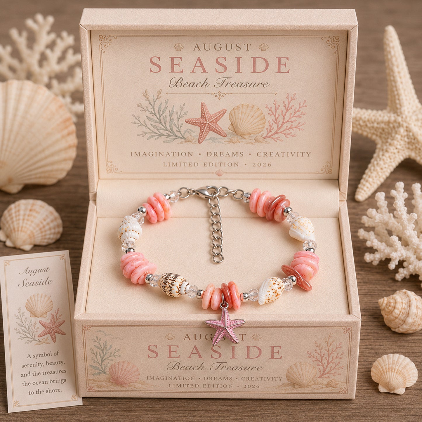 🐚 Blessings from the Deep: Shell, Pearl & Aquamarine Choker | 2026 Limited Handmade Edition – Only 8 Left