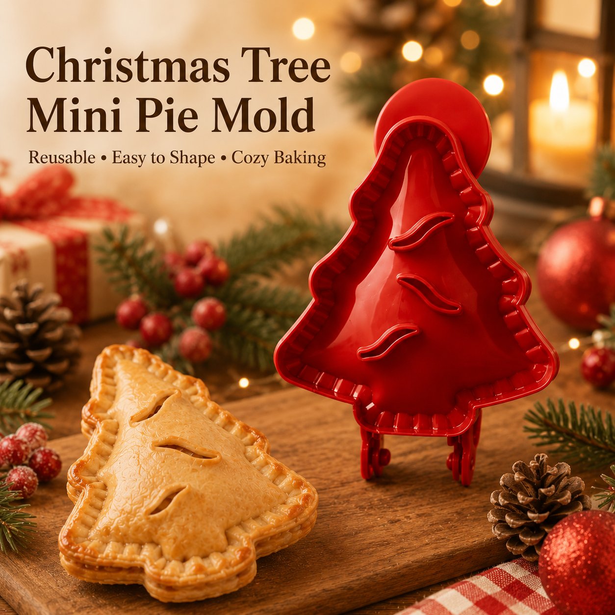 🥧 Beginner-Friendly Reusable Mini Hand Pie Press Mold 🍎✨