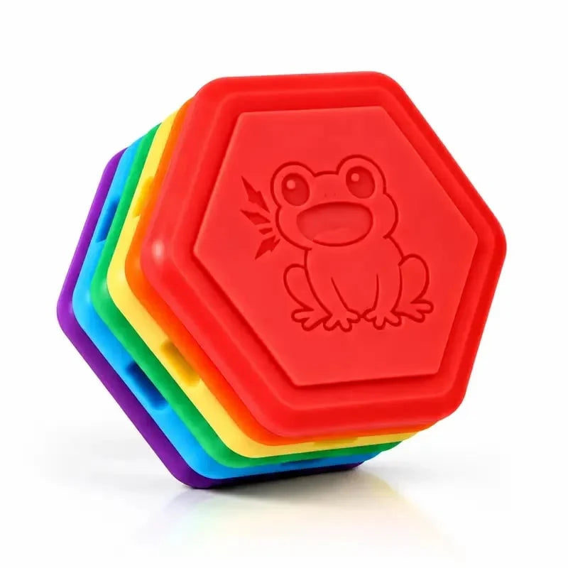 🐸Food-Grade Silicone Clicky Frog Sensory Squeeze Toy – Portable Multi-Layer Fidget Fun