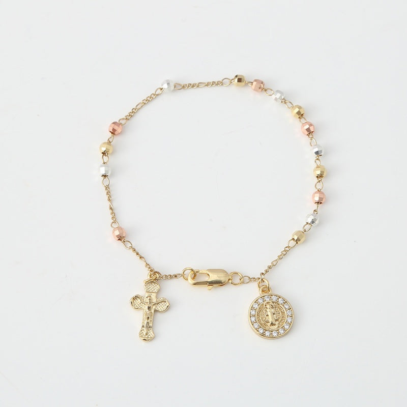 ✝️Rosary Cross Beaded Bracelet✨✨