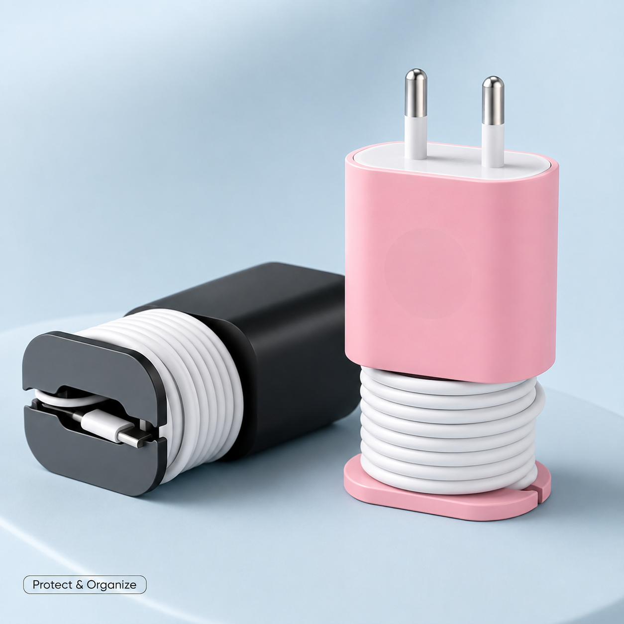 2-in-1 iPhone Charger Protector & Cable Winder