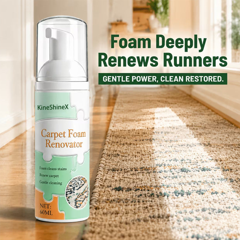 Waterless Carpet Foam Stain Remover with Towel