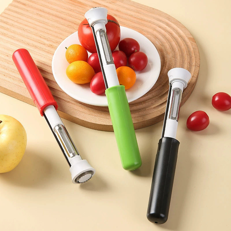 🍎2-in-1 Apple Corer and Peeler - Stainless Steel Fruit Corer