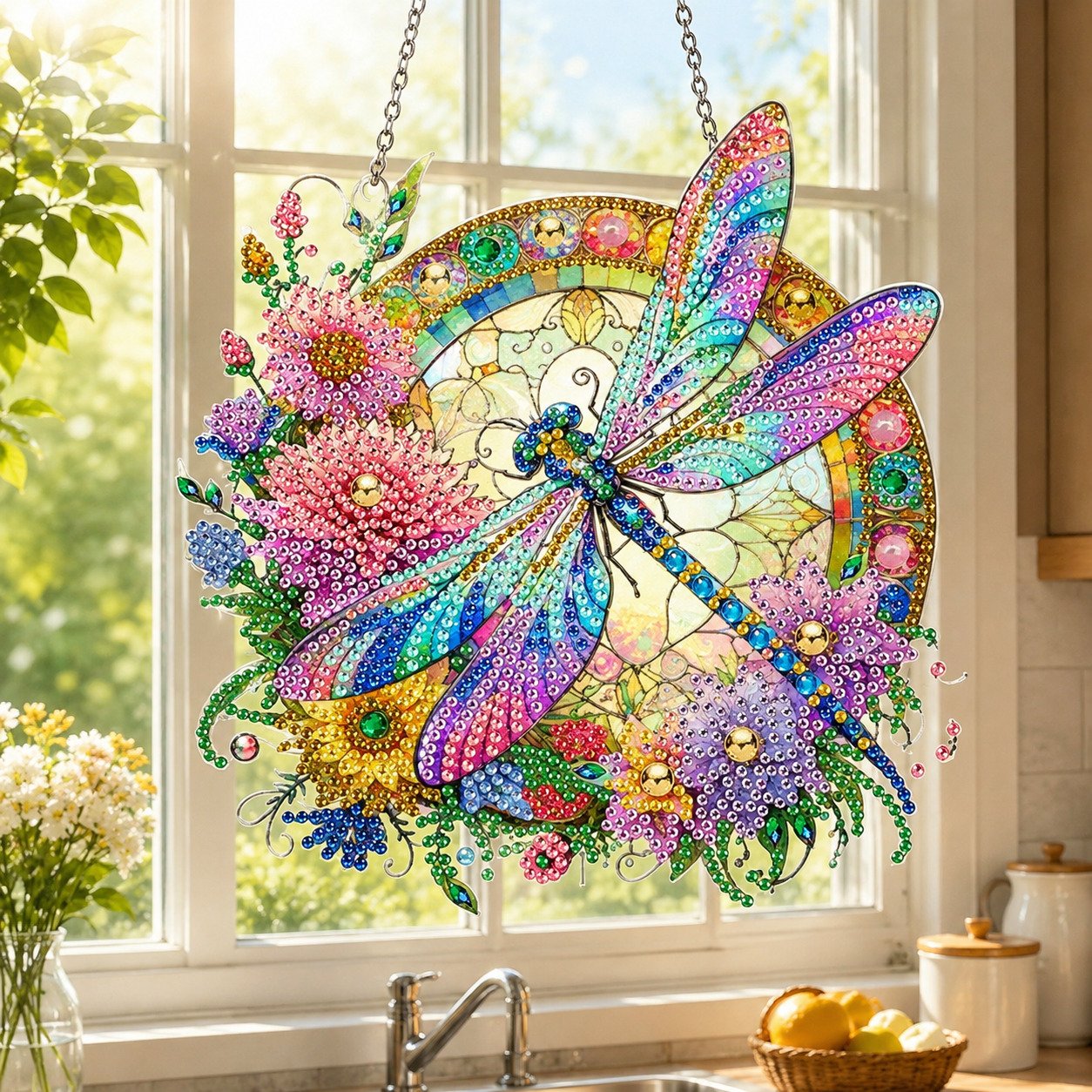 đ„LAST DAY 49% OFF - Hummingbird Diamond Art Hanging Ornament Kit