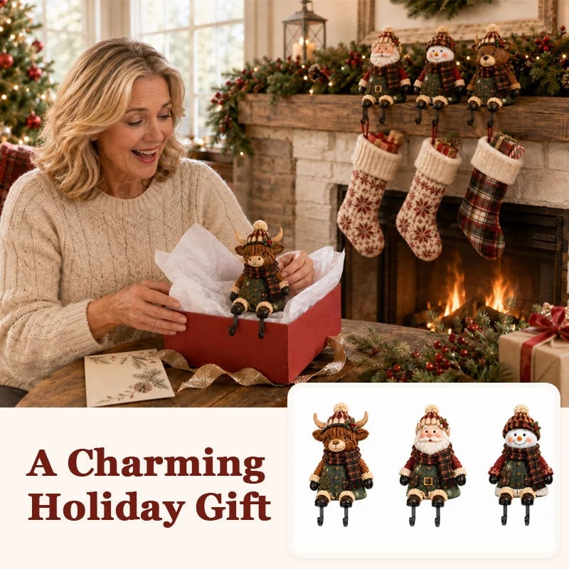 🔥 Last Day 49% OFF - Christmas Stocking Holder Shelf Sitters (📦Buy 2 Free Shipping)