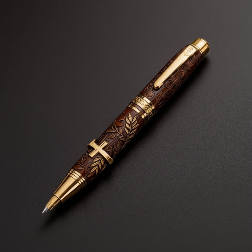 🔥✝️ Stylo commémoratif biblique "Bénédiction de Dieu"🖋️
