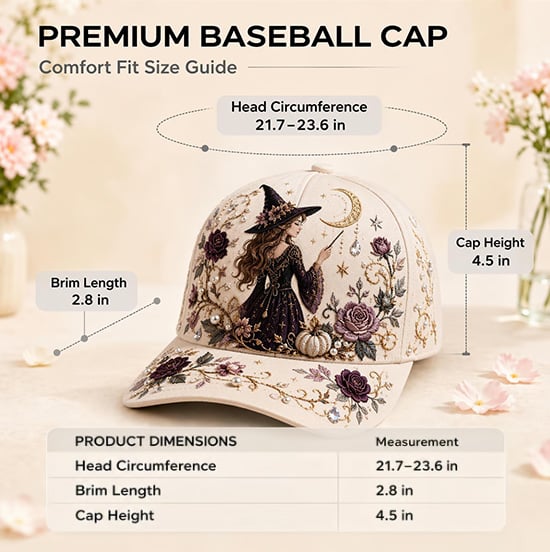 🔥HOT SALE 50% OFF - 🧙♀️✨3D Halloween Embroidery Cap🧢(Breathable & Lightweight Comfort & Unisex Fit)