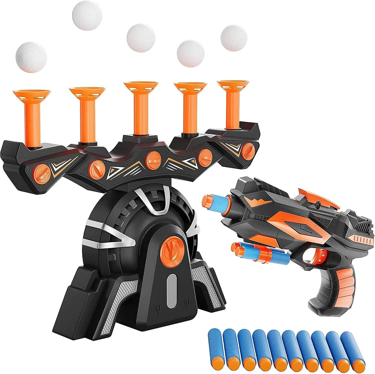 🎯 Family Fun | Hovering Ball Target Shooting Game with Foam Blaster
