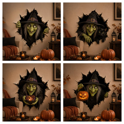 🔥 Last Day 50% OFF - 🎃Halloween Break-In 3D Wall Decals