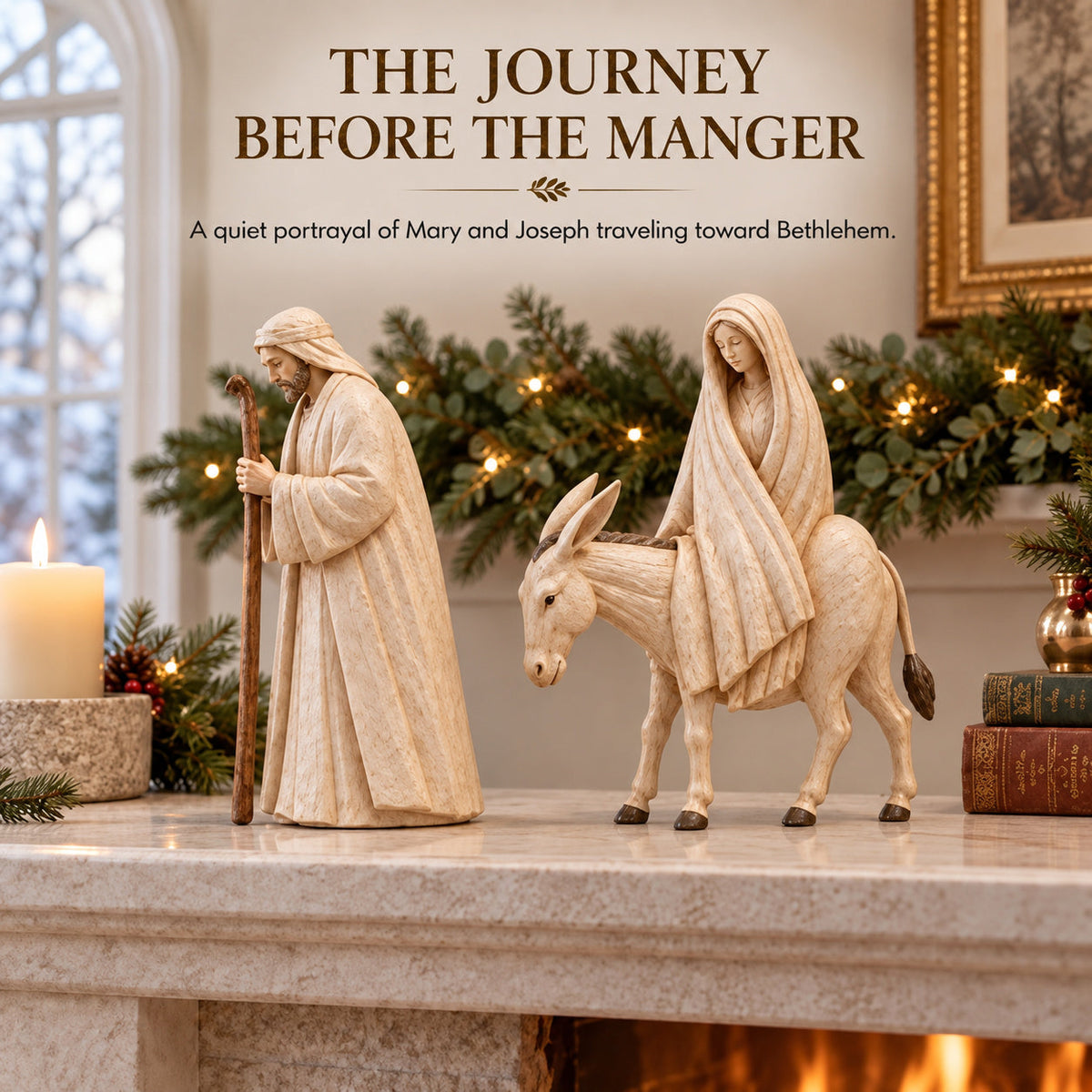 ✝️Journey to Bethlehem Nativity Figurine Set