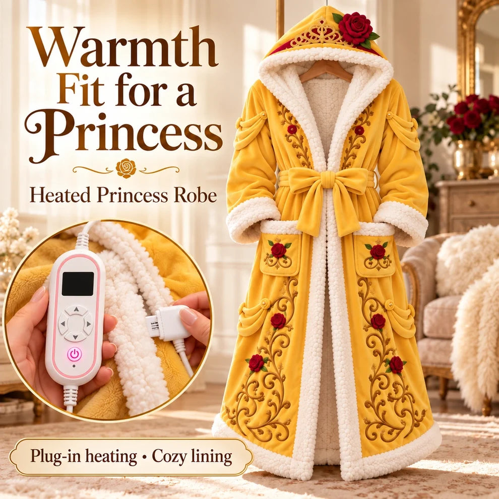 👑 Cotitoc™ Heated Princess Robe – Cozy warmth for cold days