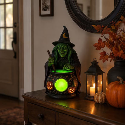 🔥Last Day 47% OFF🧙Solar-Powered Witch Cauldron Light for Halloween