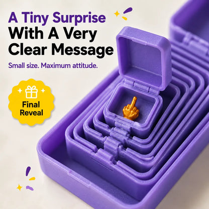 ⏳ Last Day 49% OFF – 😂 Never-Ending Prank Gift Box | Endless Nested Surprise Boxes with Hilarious Final Reveal for White Elephant, Parties & Funny Gifts 🎁