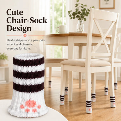 🐾 Chair Leg Floor Protectors | Pull-On Furniture Socks with Cushioned Bottom Pads for Quieter Movement & Everyday Floor Protection 🪑