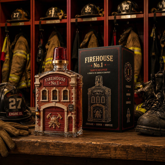 Bouteille de whisky Firehouse N°1 – Hommage aux plus braves d’Amérique