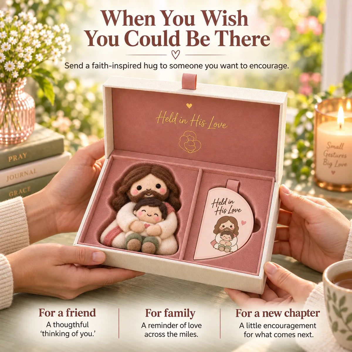 Faith & Meaning | 6 Heartfelt Felt Keepsake Designs with Message Cards ✝️