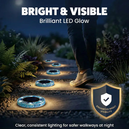 Hot Sale 60% OFF🛋️Solar Mosaic Lights – Waterproof LED Pathway Lights with Auto On/Off