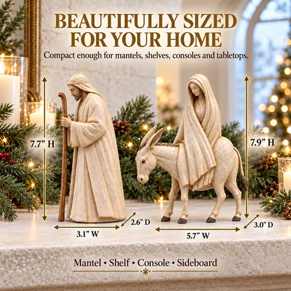 ✝️Journey to Bethlehem Nativity Figurine Set