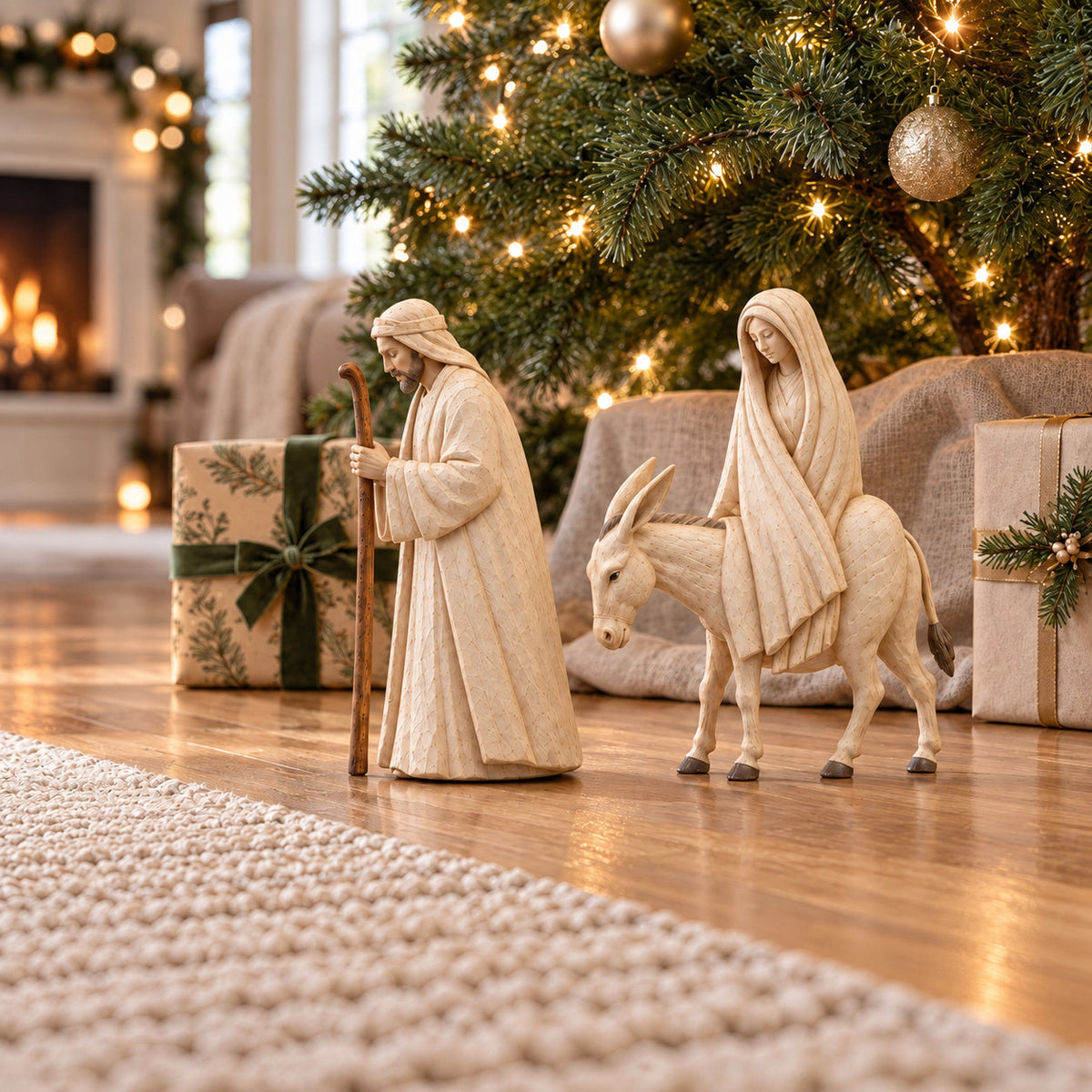 ✝️Journey to Bethlehem Nativity Figurine Set