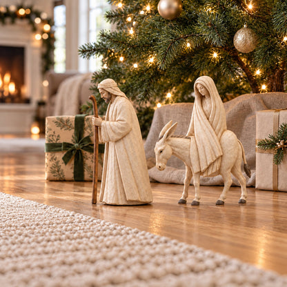 ✝️Journey to Bethlehem Nativity Figurine Set