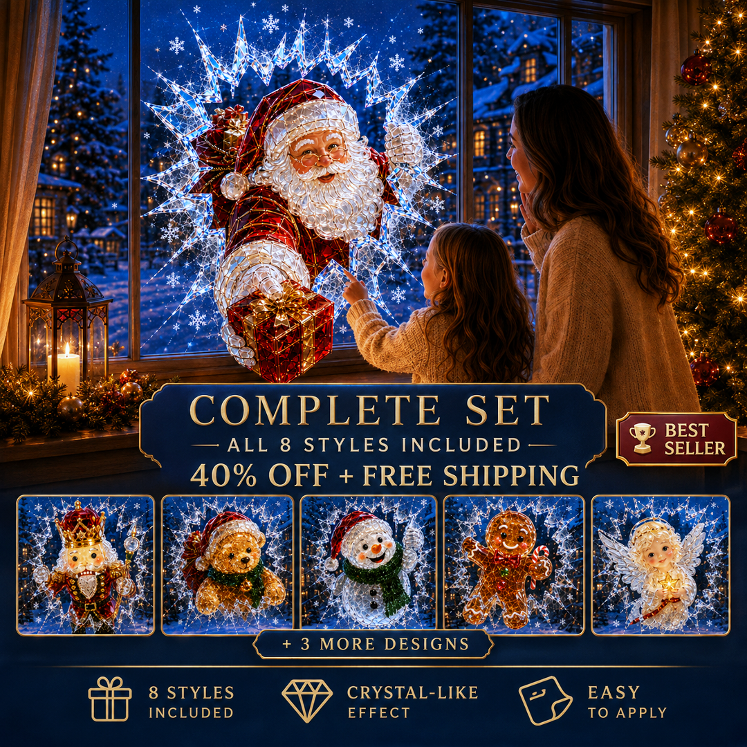🎅Christmas Early Discount 59% Off ✨ 2026 Christmas Window Decals