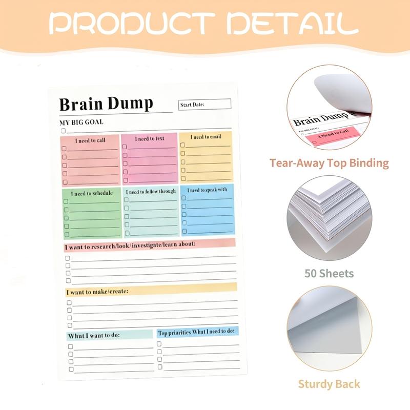 DetoxViva Brain Dump Notepad
