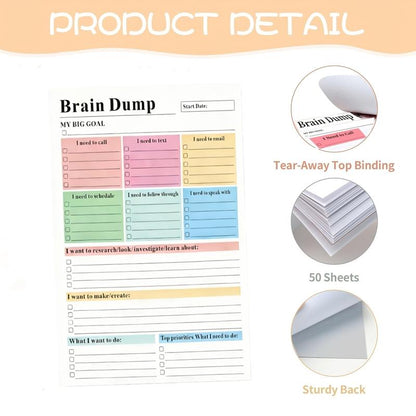 DetoxViva Brain Dump Notepad
