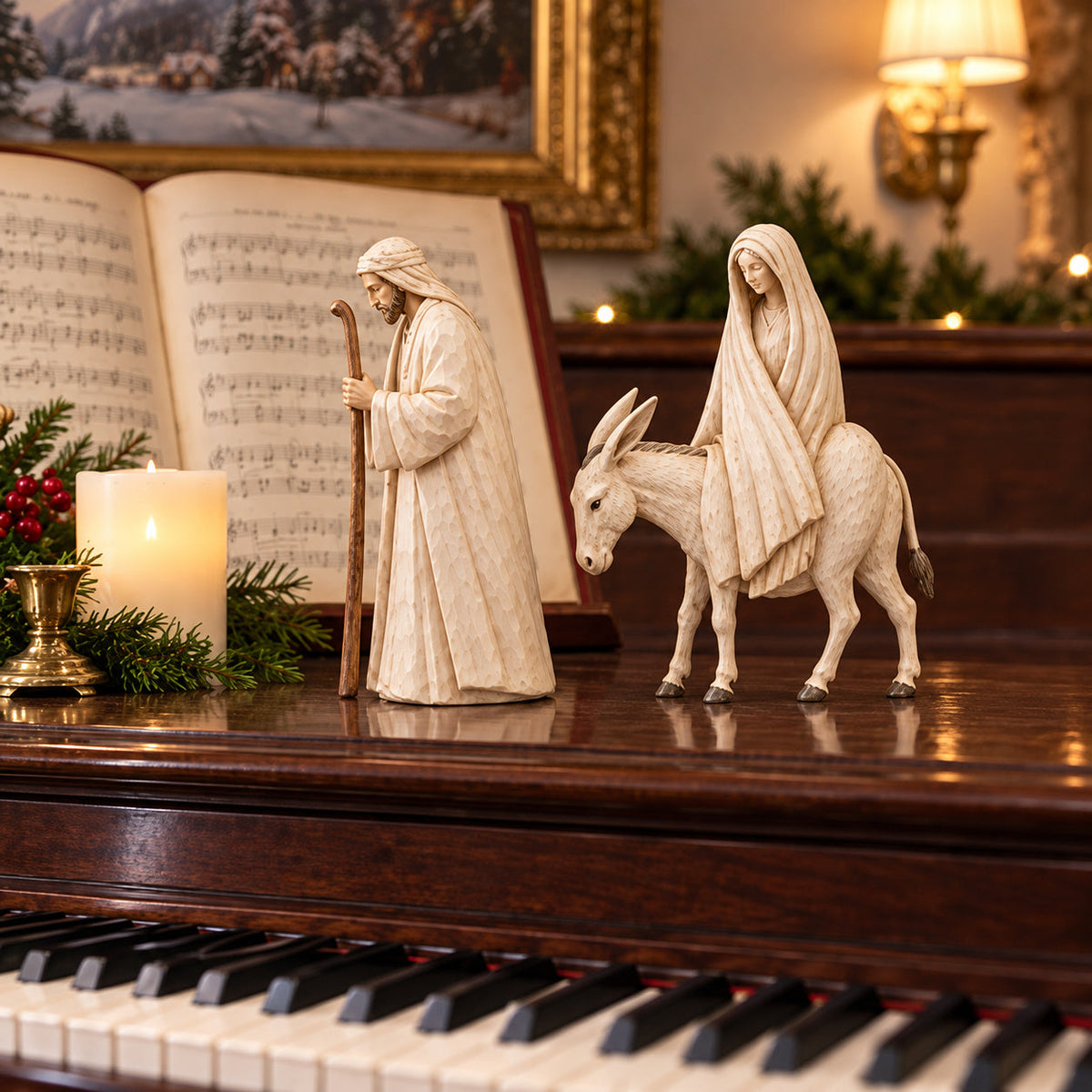 ✝️Journey to Bethlehem Nativity Figurine Set