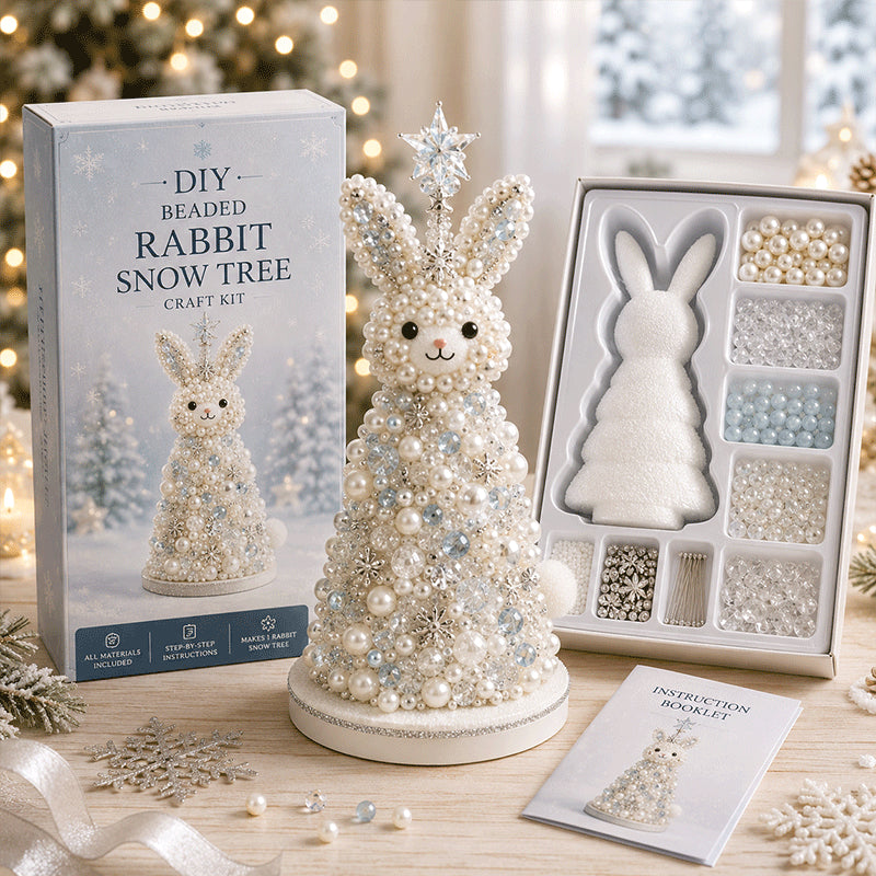 🐾 Animal-Themed Beaded Christmas Tree DIY Kit