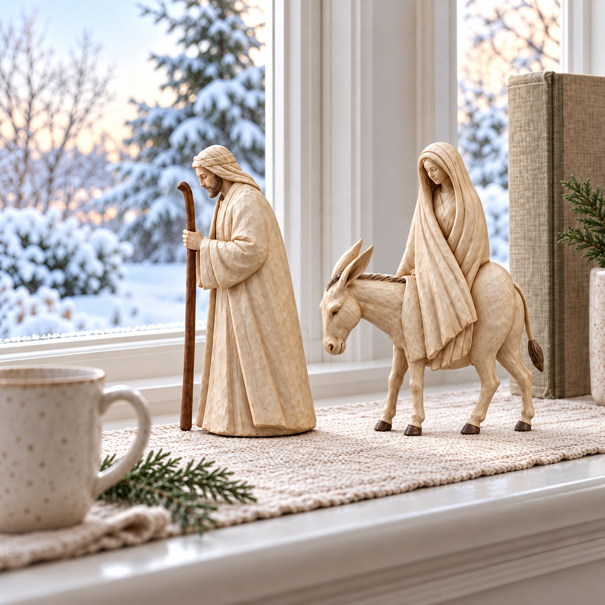 ✝️Journey to Bethlehem Nativity Figurine Set