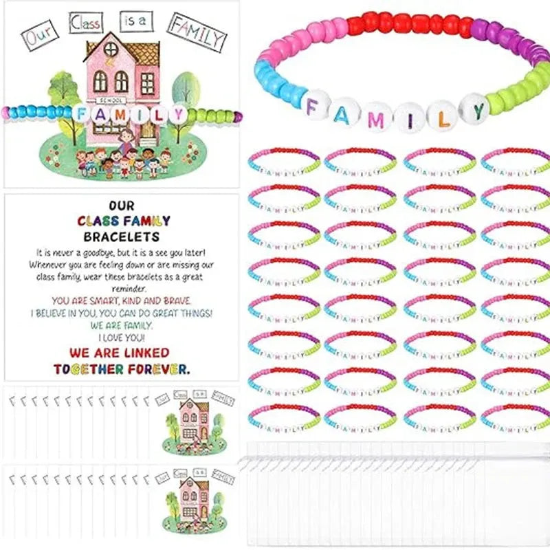 🔥Last Day 49% OFF - ✨🌈Pack of 25 Welcome BeadBracelets - StrengthenClassroom Friendship & SpreadWarm Kindness!