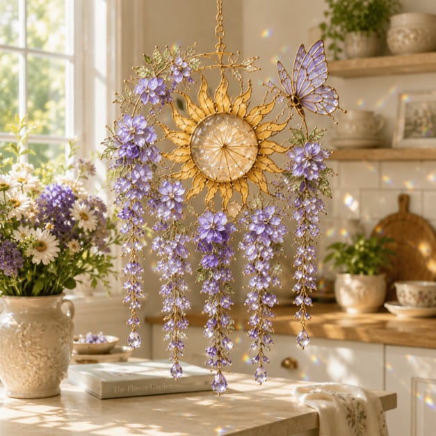 🔥Last Day 50% OFF - 🌸Crystal Garden Suncatcher