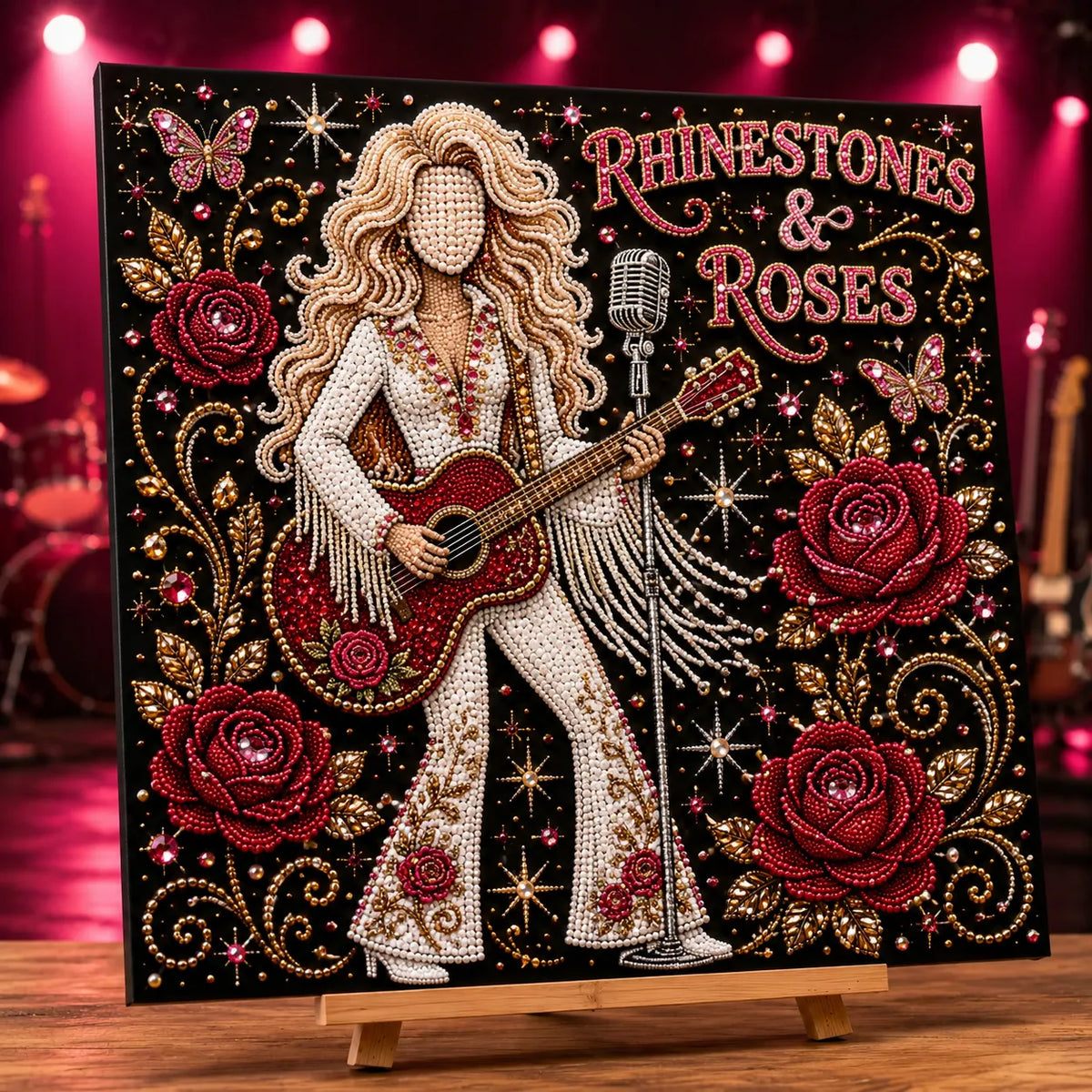 💥 LAST DAY 49% OFF – 🎤 Premium 3D Pearl Dolly Country Music Tribute Art Kit | Luxury Flocked Canvas with Scratch-Resistant Non-Fading Acrylic Resin Pearls & Faceted Drills DIY Keepsake Decor 💎✨