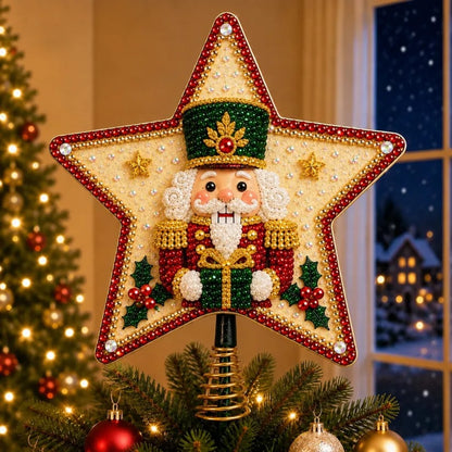 🔥Last Day 49% OFF - 🎄🎅Pearl Diamond Art Christmas Tree Topper Kit