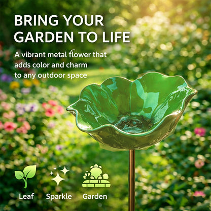 🔥2026 Muttertagsgeschenke 50% Rabatt🔥Handgemachter Blumen-Gartenstecker aus Metall🐦