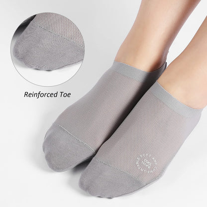 🔥HOT SALE🔥🔥 3-Pair Invisible Grip Socks Pack 🧦 – Breathable Low-Cut Anti-Slip Sweat-Absorbing Design