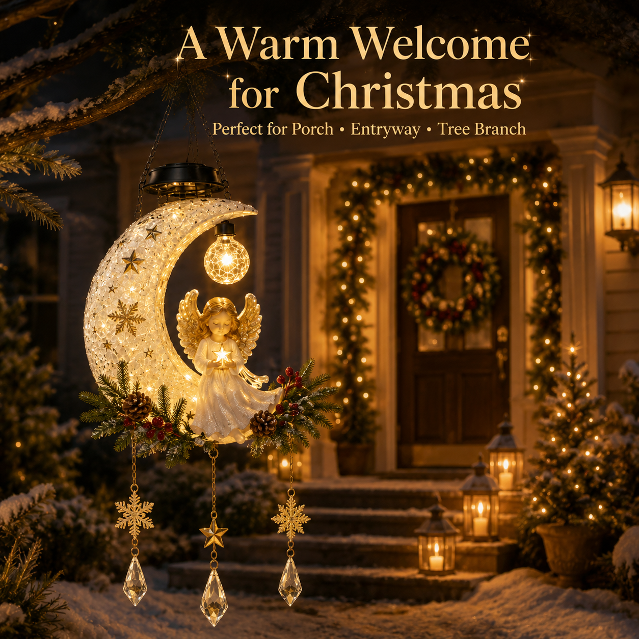 🎁 Today Only: Get 49% Off👼 Christmas Angel Moon Light