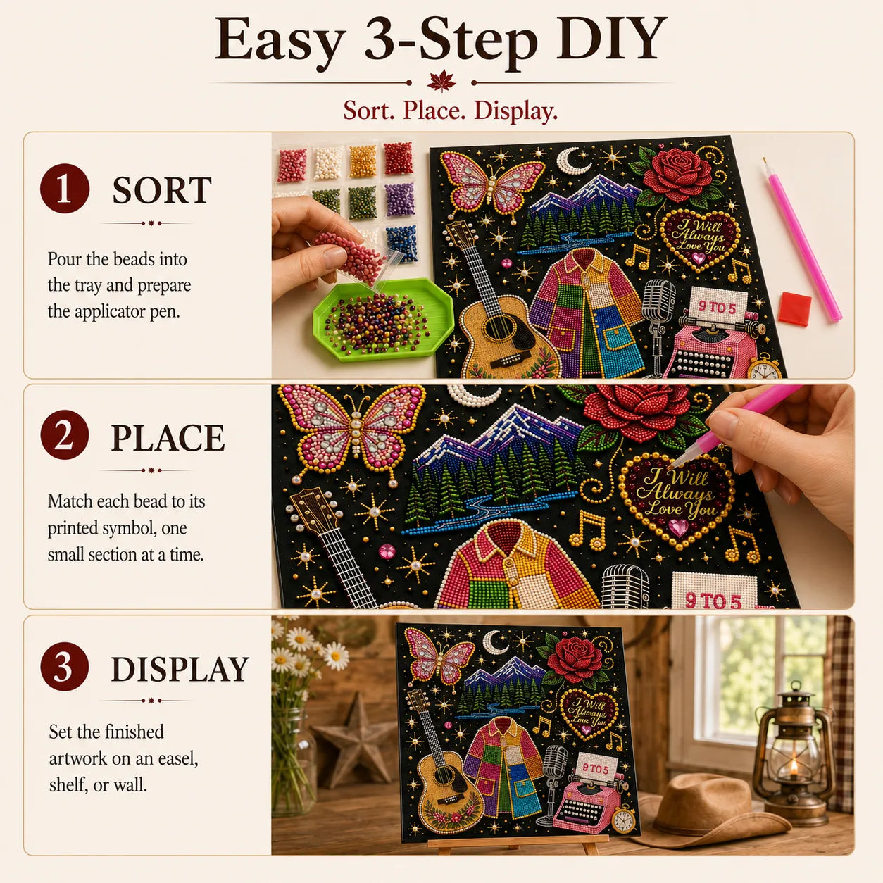 💥 LAST DAY 49% OFF – 🎤 Premium 3D Pearl Dolly Country Music Tribute Art Kit | Luxury Flocked Canvas with Scratch-Resistant Non-Fading Acrylic Resin Pearls & Faceted Drills DIY Keepsake Decor 💎✨