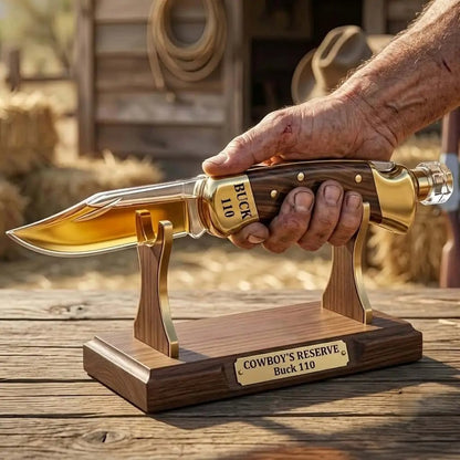 Cowboy’s Reserve Buck 110 Whiskey Decanter