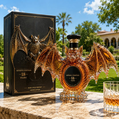 🦇Bat-Shaped Rum Bottle