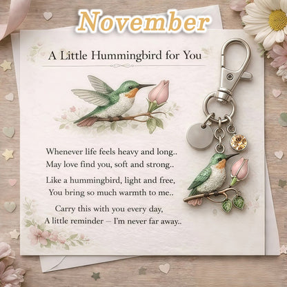 🐦Hummingbird Keychain - Birthday Gift 🎂