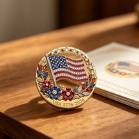 Flag lapel pin
