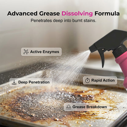 🔥 Buy 2 Get 1 Free  🧼 Powerful Grill Degreaser Spray – Kitchen Grease Killer & Heavy-Duty Clean✨