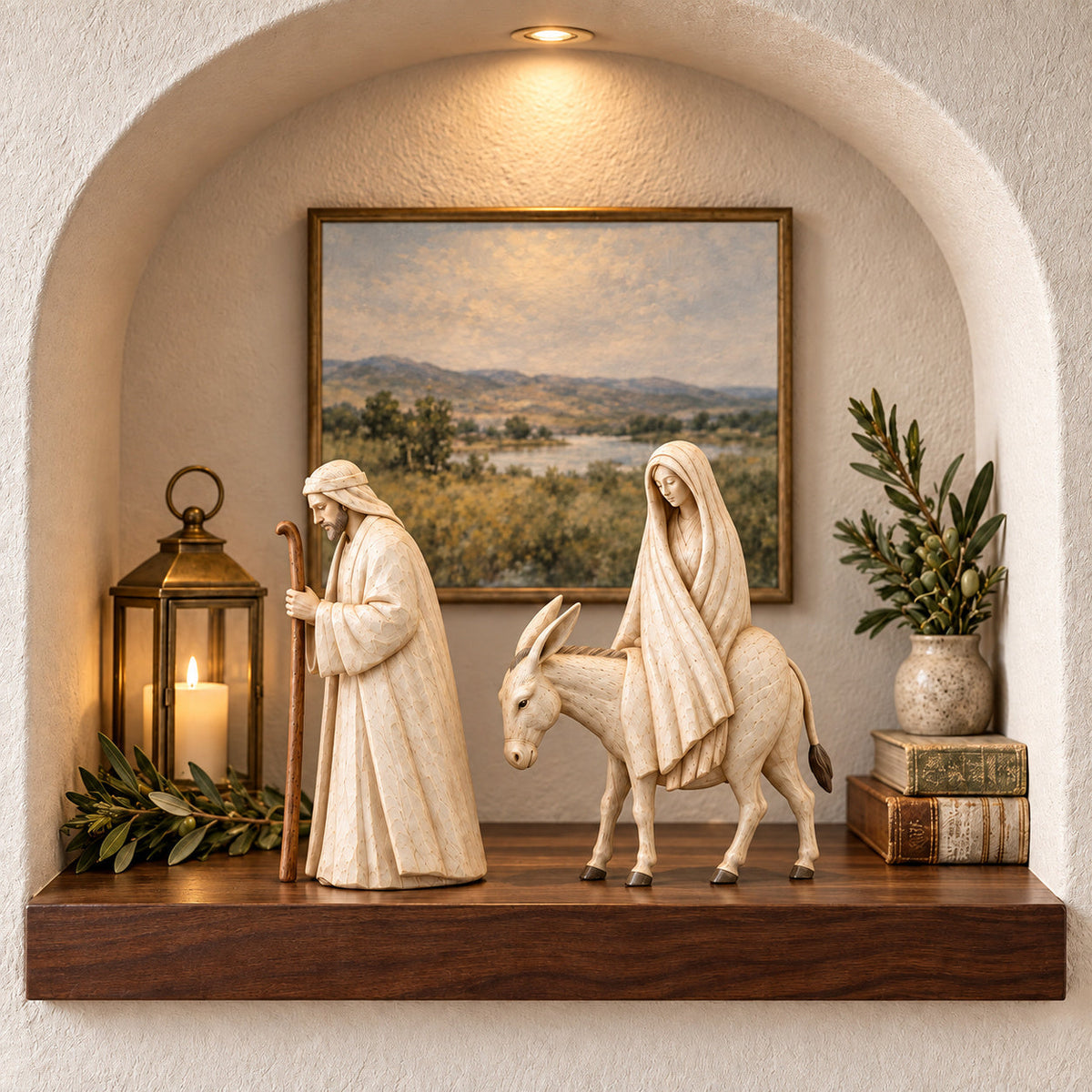 ✝️Journey to Bethlehem Nativity Figurine Set