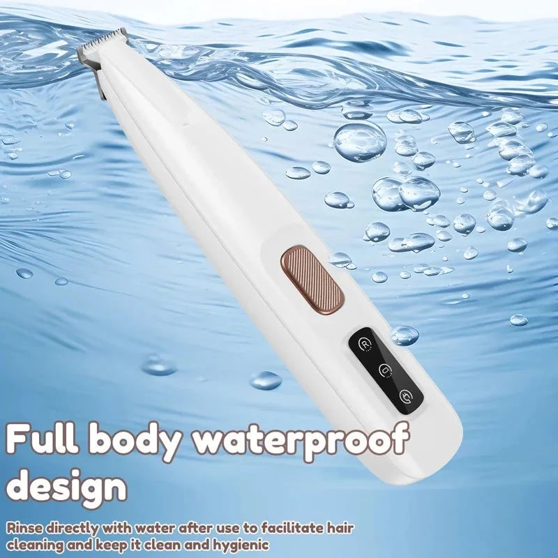 🐾 Rechargeable Pet Shaver – Waterproof & LED Light for Easy Home Grooming