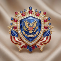 Shield brooch